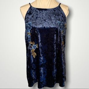 Velour Tank Top. Size XXL